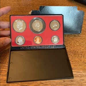 Vintage 1979 S US Mint Proof set of 6 coins in original plastic packaging